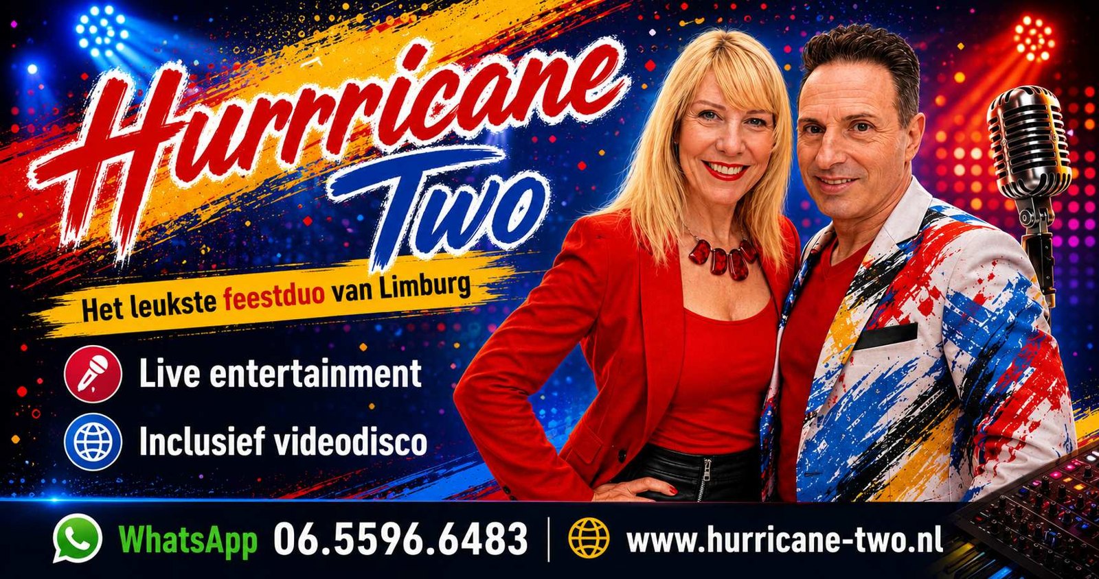 Hurricane Two - feestduo Limburg